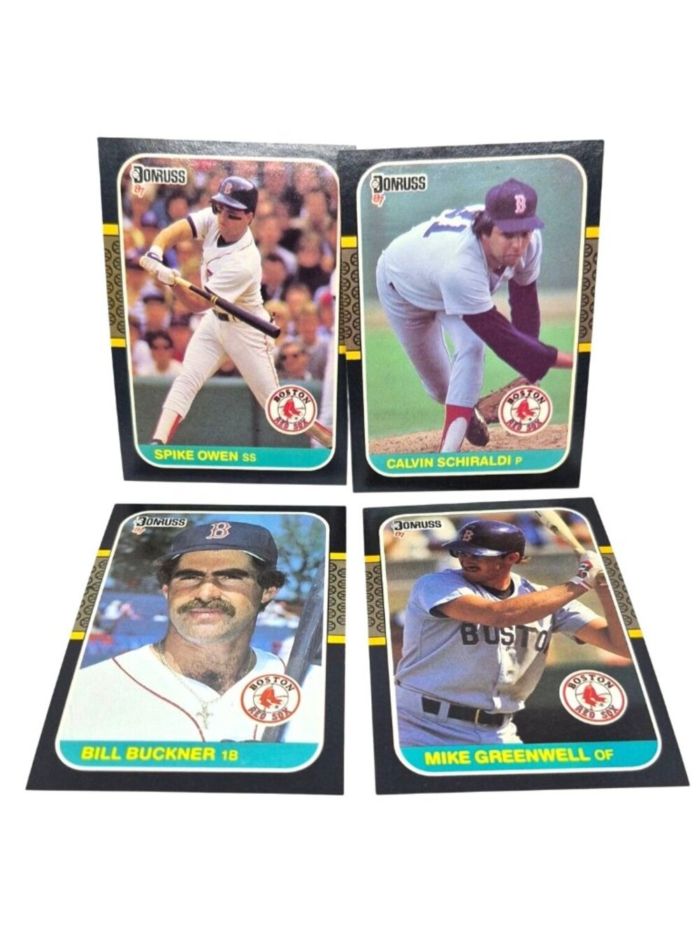1987 Donruss Boston Red Sox Baseball Cards